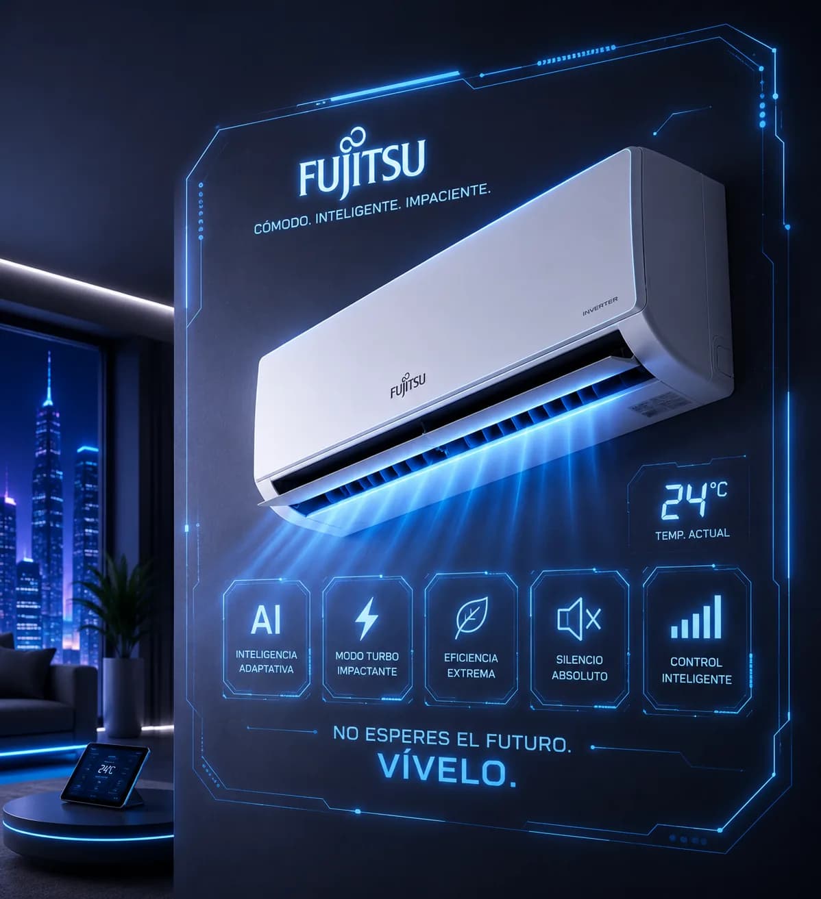 Equipo de Fujitsu (Aire acondicionado) — imagen ilustrativa