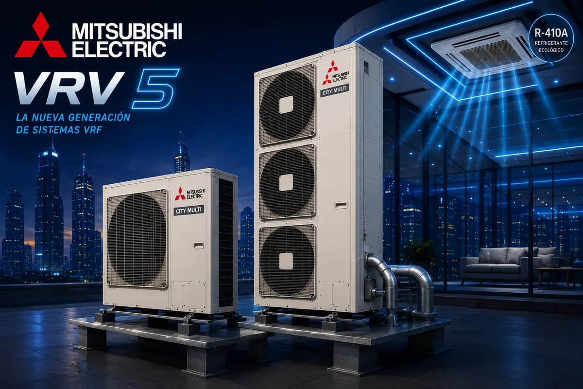 Equipo de Mitsubishi City Multi (Sistemas VRV/VRF) — imagen ilustrativa